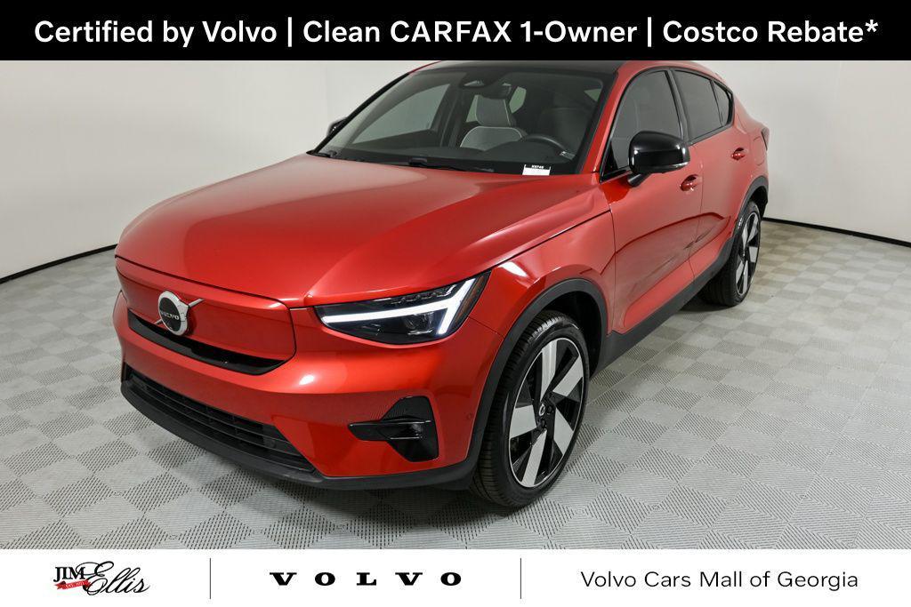 used 2024 Volvo C40 Recharge Pure Electric car, priced at $34,345