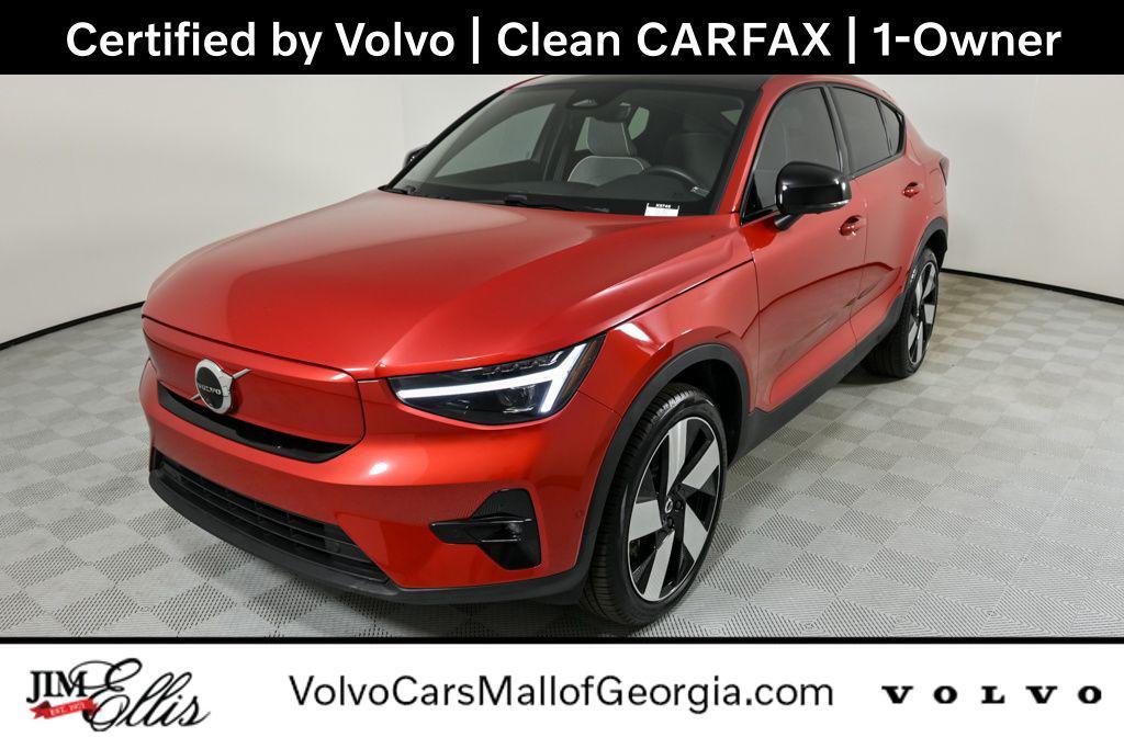 used 2024 Volvo C40 Recharge Pure Electric car, priced at $34,845