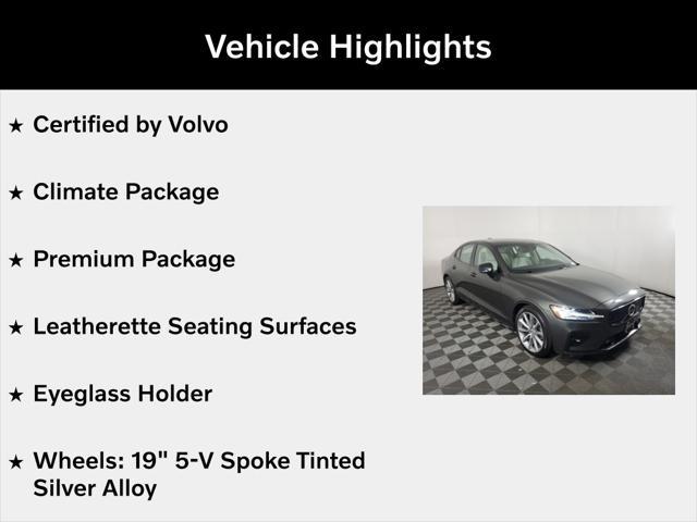 used 2021 Volvo S60 car, priced at $27,100