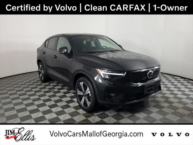 used 2023 Volvo C40 Recharge Pure Electric car, priced at $33,100