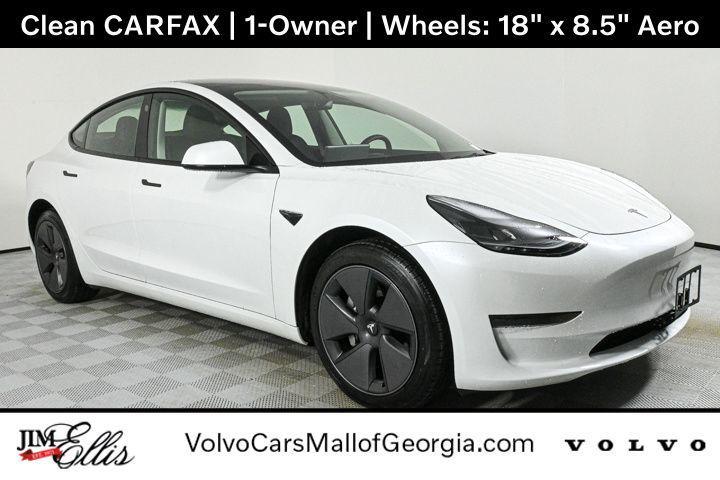 used 2023 Tesla Model 3 car, priced at $28,500