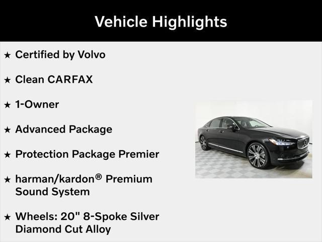 used 2022 Volvo S90 car, priced at $38,500