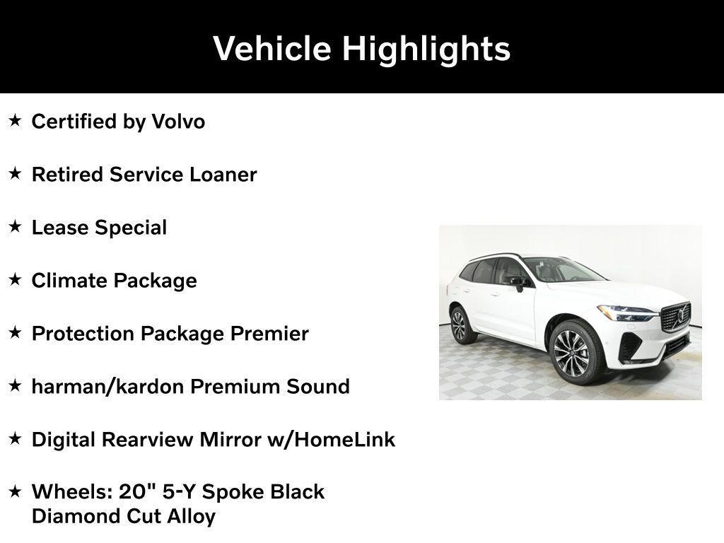 used 2025 Volvo XC60 car, priced at $47,884