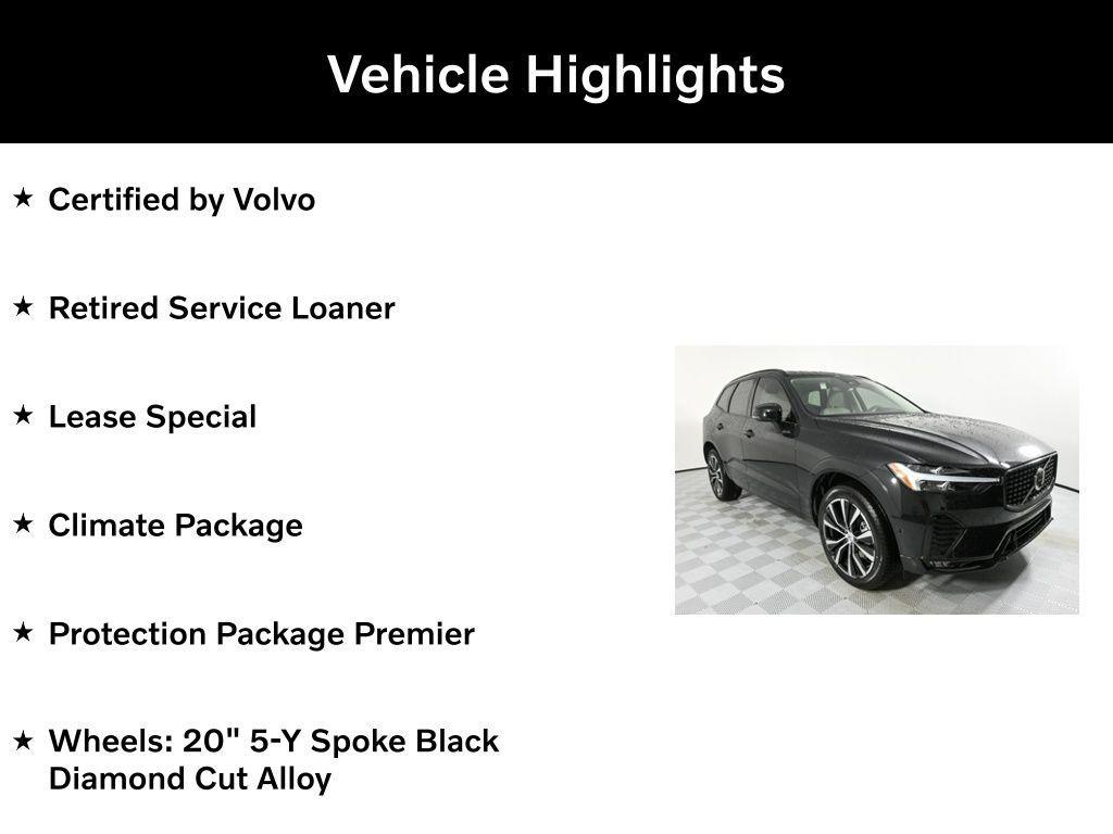used 2025 Volvo XC60 car, priced at $47,889