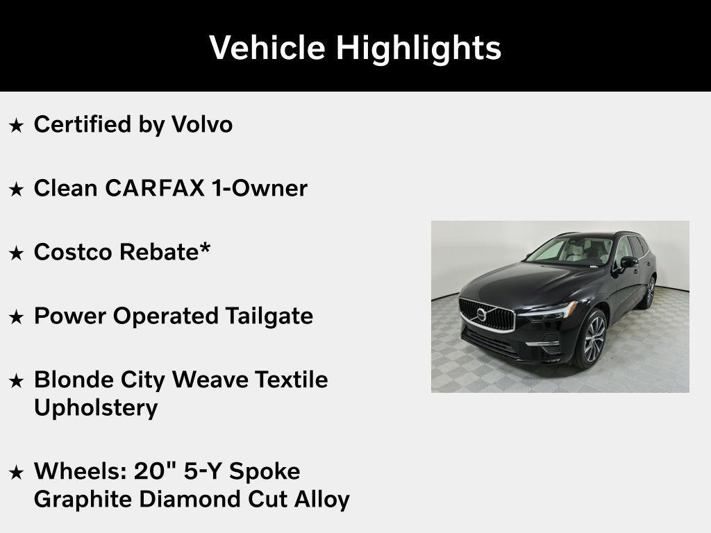 used 2022 Volvo XC60 car, priced at $31,552