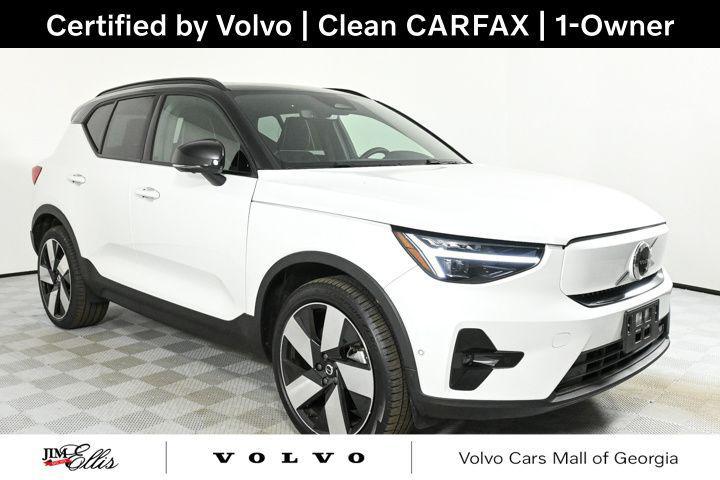 used 2024 Volvo XC40 Recharge Pure Electric car, priced at $38,500