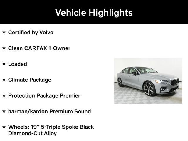 used 2024 Volvo S60 car, priced at $33,500