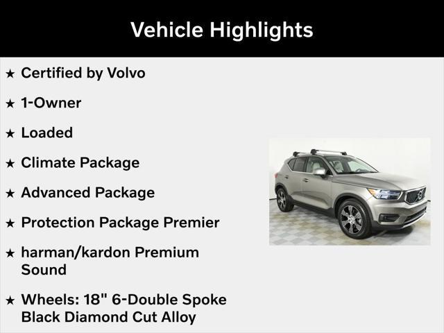 used 2022 Volvo XC40 car, priced at $31,500