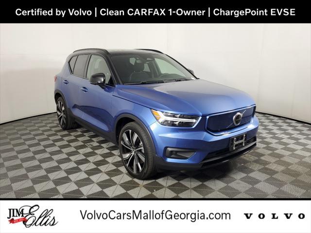 used 2021 Volvo XC40 Recharge Pure Electric car, priced at $31,900