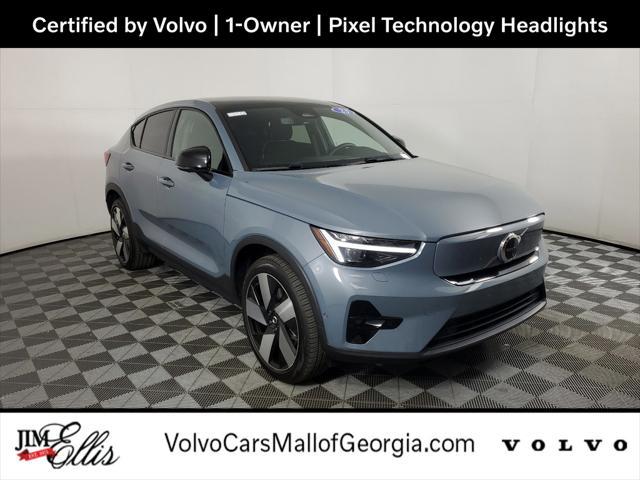 used 2023 Volvo C40 Recharge Pure Electric car, priced at $35,800