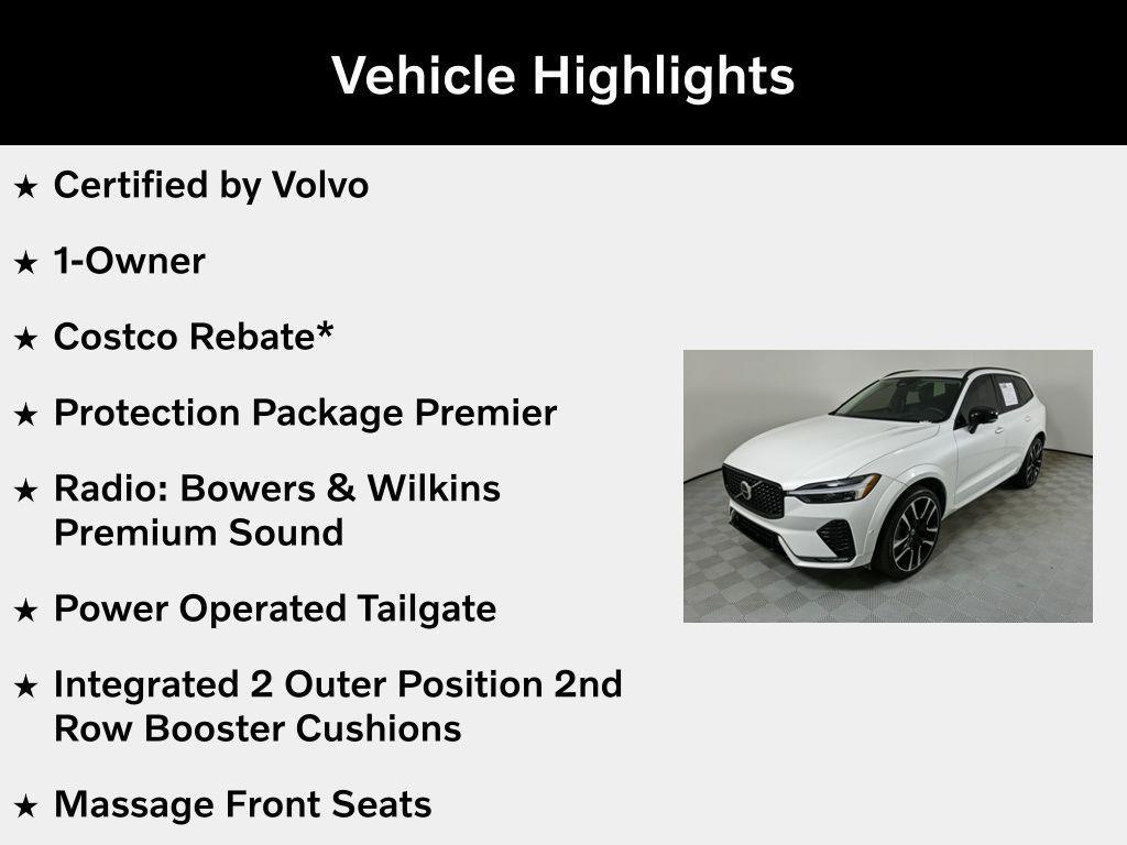 used 2024 Volvo XC60 car, priced at $39,901