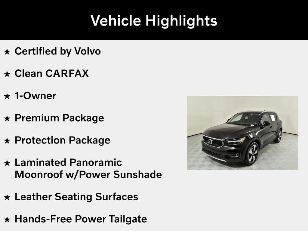 used 2022 Volvo XC40 car, priced at $25,805
