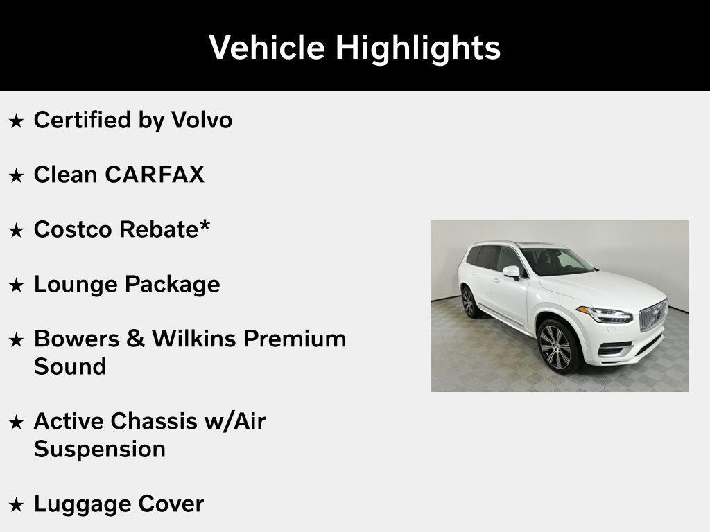 used 2024 Volvo XC90 Recharge Plug-In Hybrid car, priced at $61,278