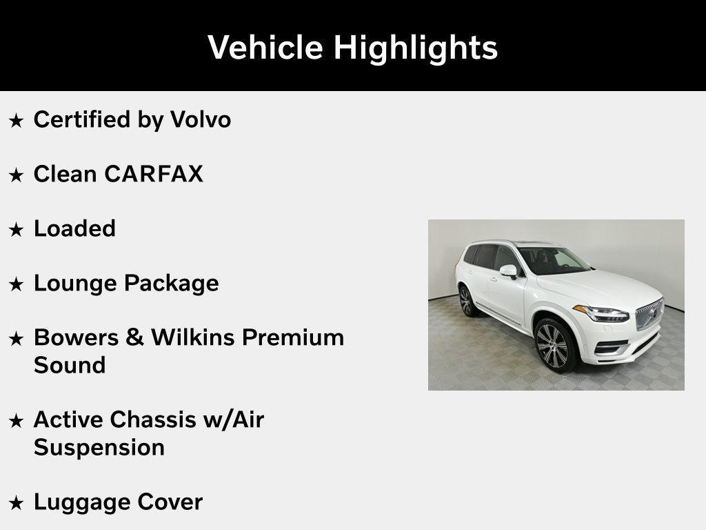 used 2024 Volvo XC90 Recharge Plug-In Hybrid car, priced at $64,874