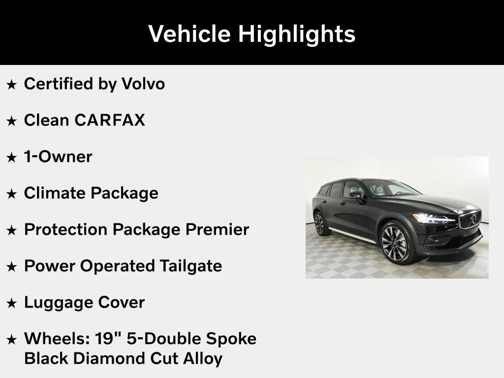 used 2024 Volvo V60 Cross Country car, priced at $43,434