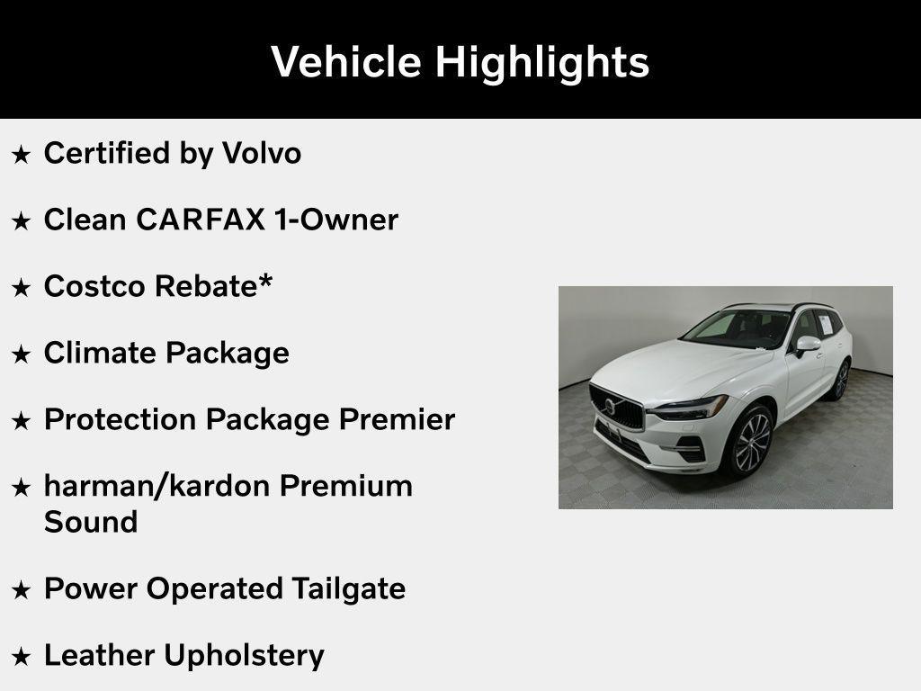 used 2022 Volvo XC60 car, priced at $27,730
