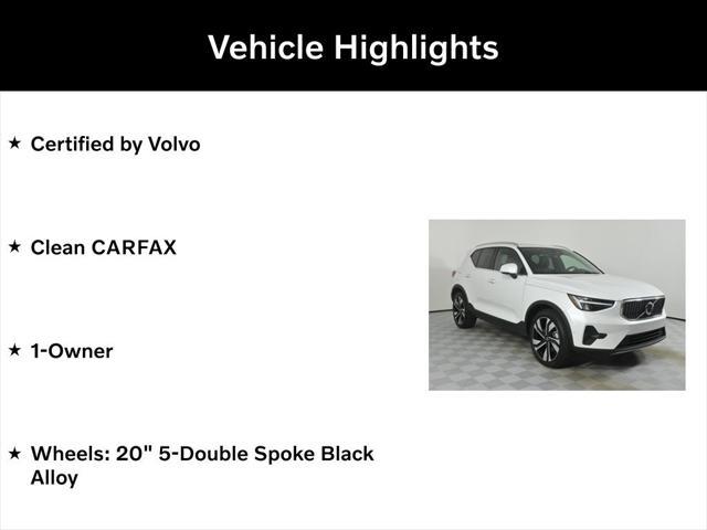 used 2025 Volvo XC40 car, priced at $38,200