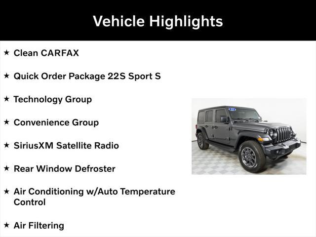 used 2022 Jeep Wrangler Unlimited car, priced at $31,426
