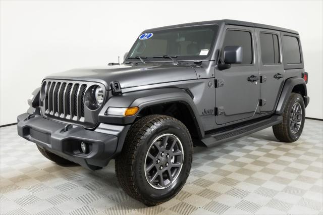 used 2022 Jeep Wrangler Unlimited car, priced at $31,426