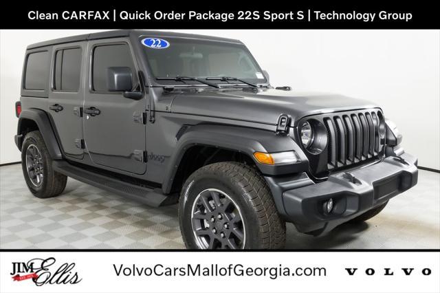 used 2022 Jeep Wrangler Unlimited car, priced at $32,523