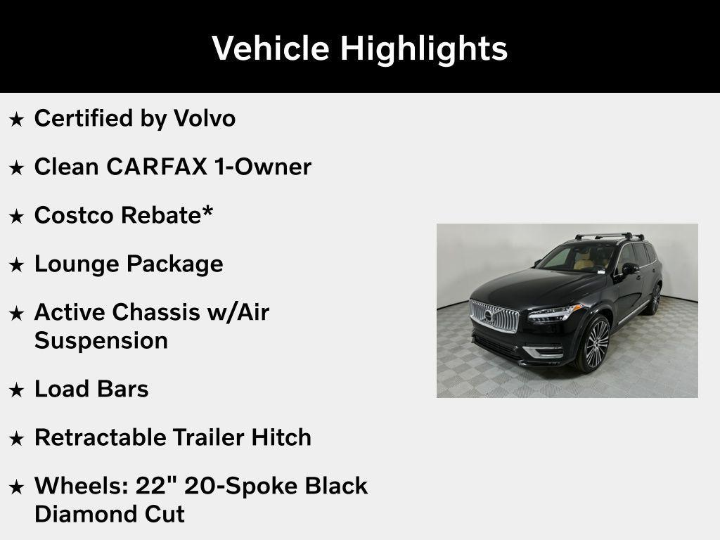 used 2024 Volvo XC90 car, priced at $53,117
