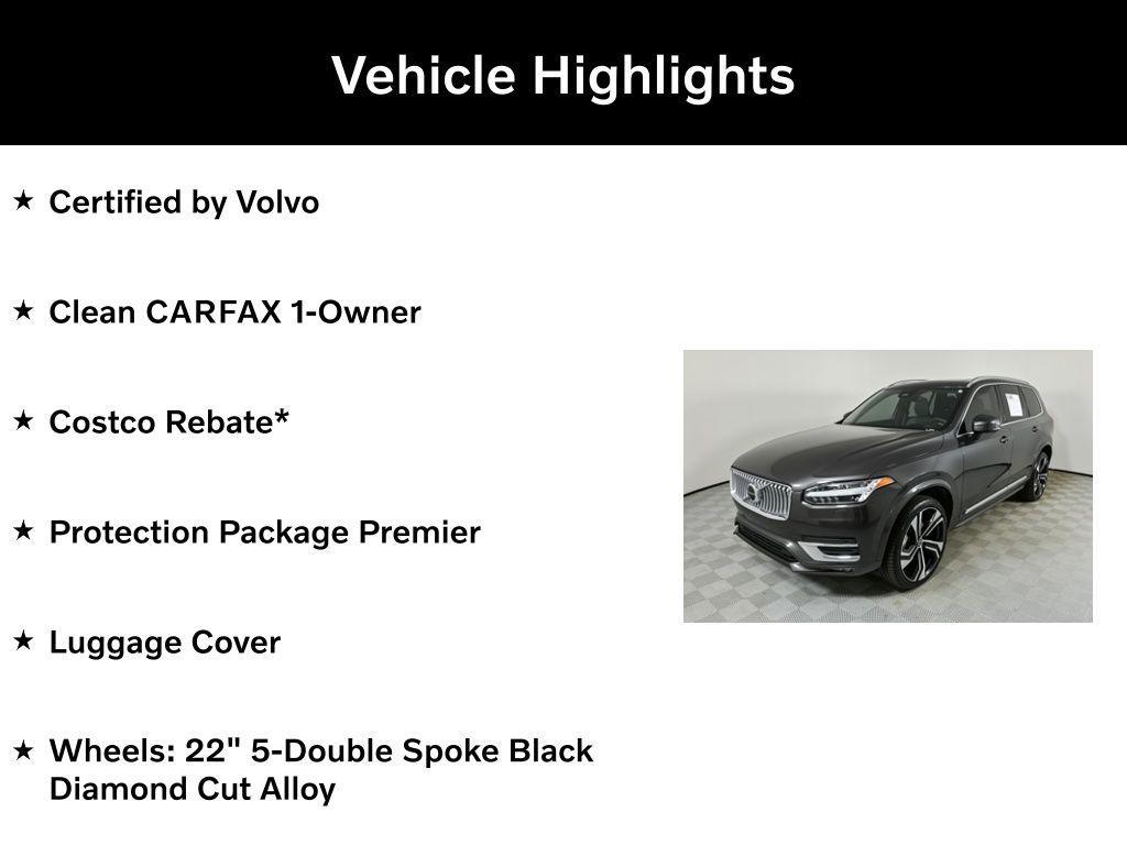 used 2024 Volvo XC90 car, priced at $49,830