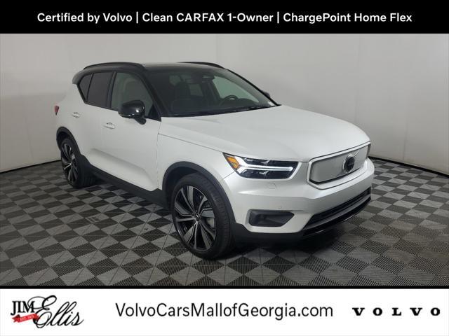 used 2021 Volvo XC40 Recharge Pure Electric car, priced at $32,800