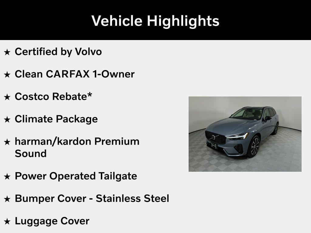 used 2024 Volvo XC60 car, priced at $40,319