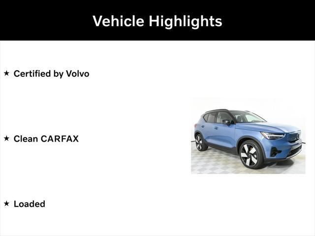 used 2024 Volvo XC40 Recharge Pure Electric car, priced at $46,500