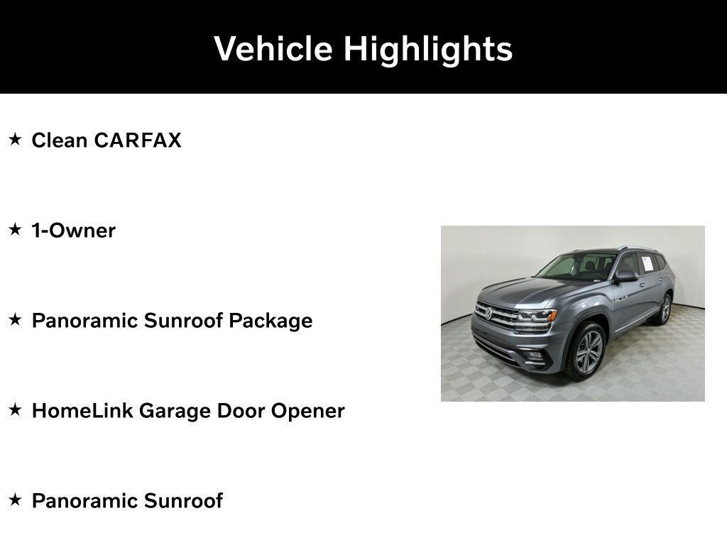 used 2019 Volkswagen Atlas car, priced at $21,723