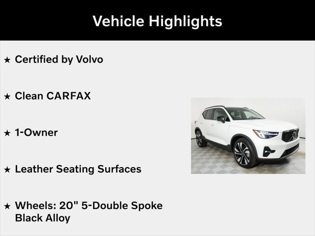 used 2025 Volvo XC40 car, priced at $37,499