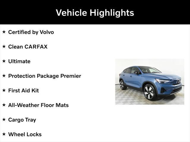 used 2024 Volvo C40 Recharge Pure Electric car, priced at $41,500