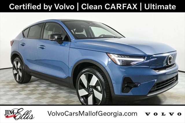 used 2024 Volvo C40 Recharge Pure Electric car, priced at $41,500