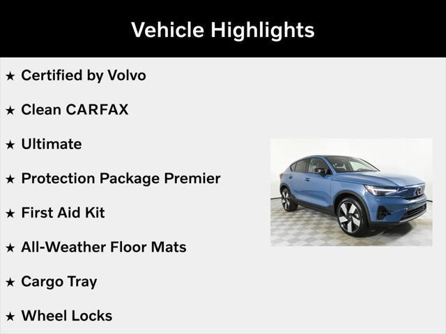 used 2024 Volvo C40 Recharge Pure Electric car, priced at $40,000