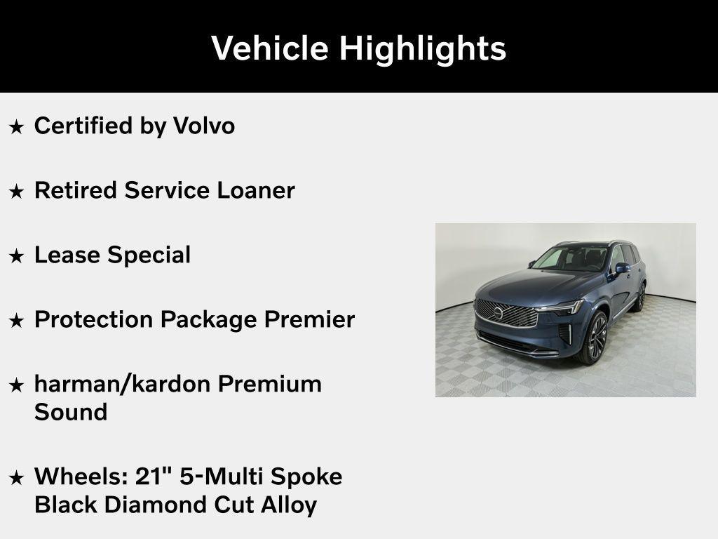 used 2025 Volvo XC90 car, priced at $56,896