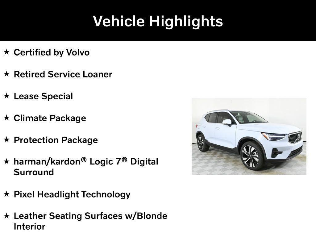 used 2025 Volvo XC40 car, priced at $43,069
