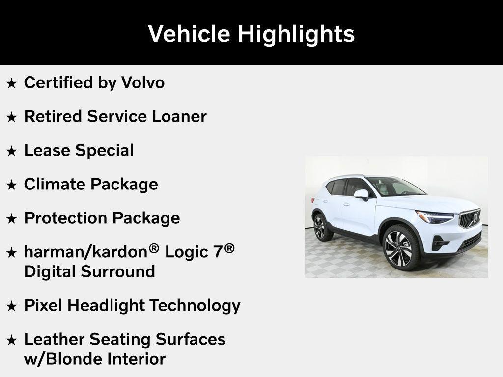 used 2025 Volvo XC40 car, priced at $43,069