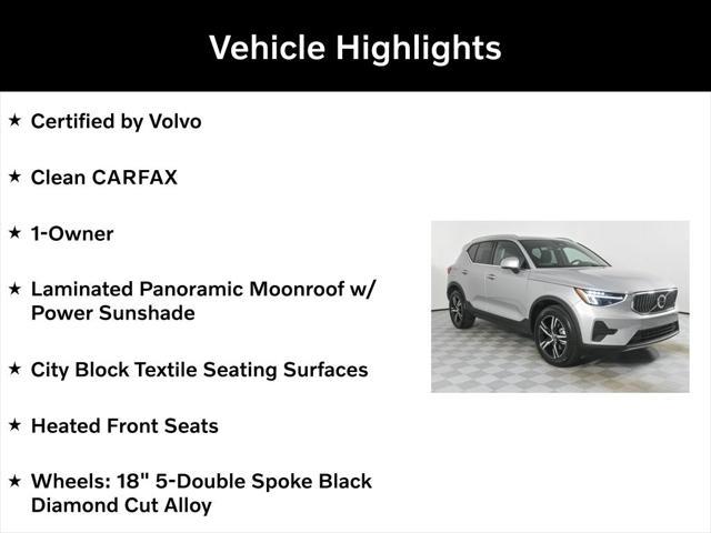 used 2025 Volvo XC40 car, priced at $33,899
