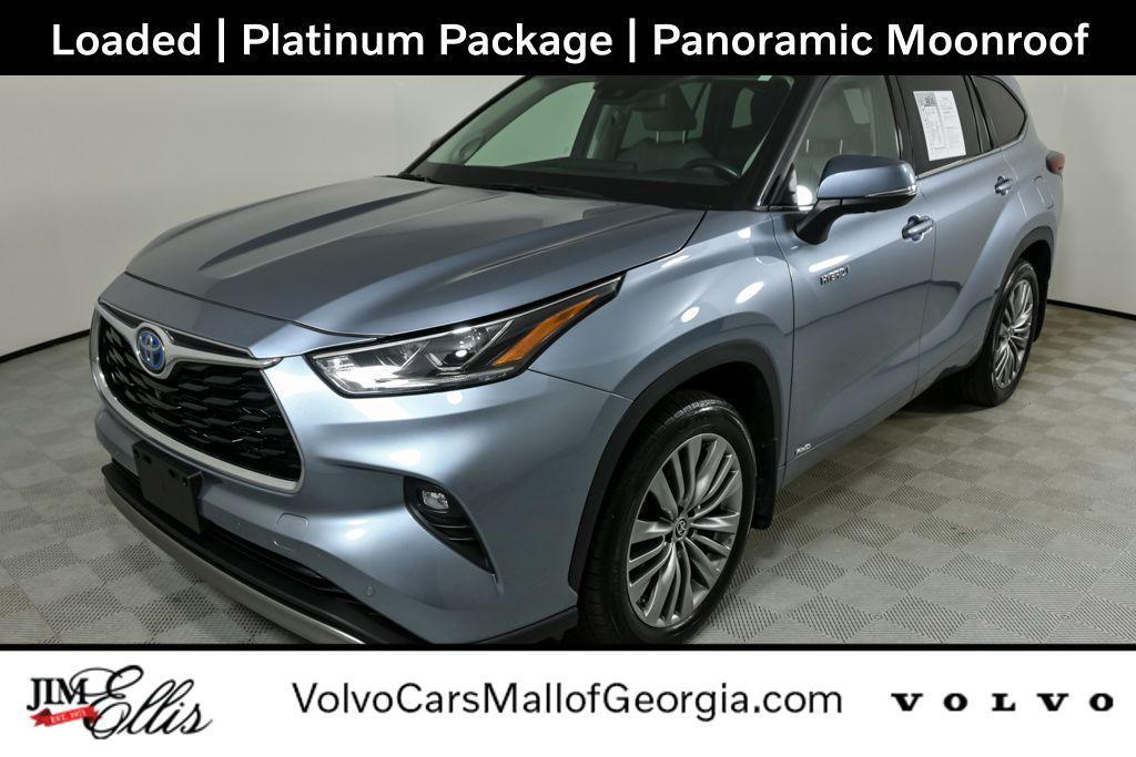 used 2021 Toyota Highlander Hybrid car, priced at $38,253
