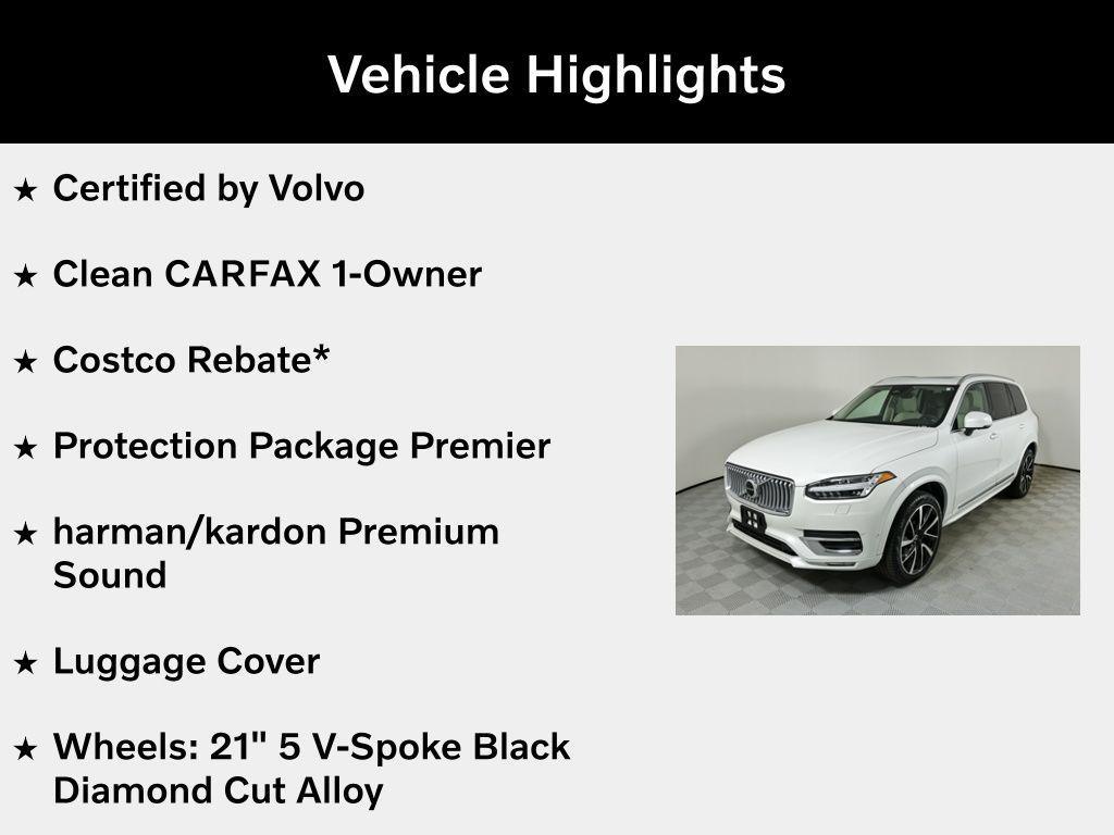 used 2024 Volvo XC90 car, priced at $47,920