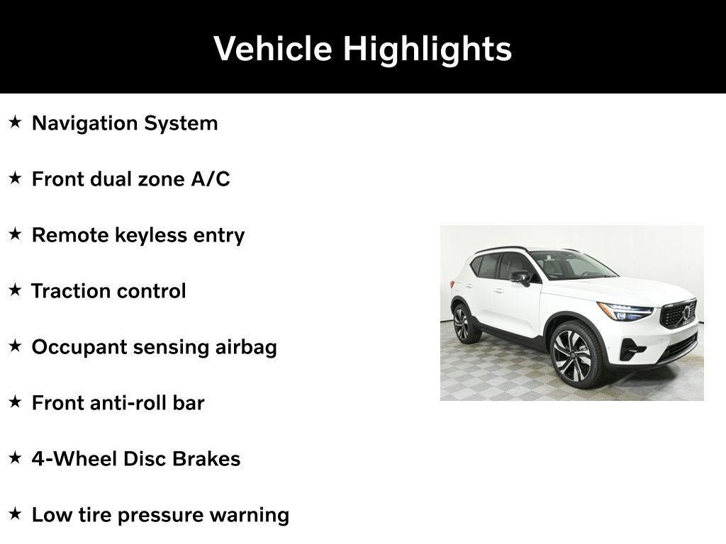 new 2025 Volvo XC40 car, priced at $41,909