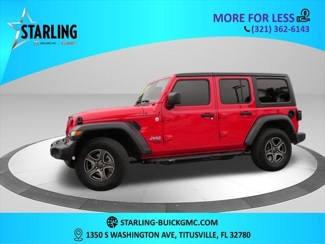 used 2018 Jeep Wrangler Unlimited car, priced at $24,275