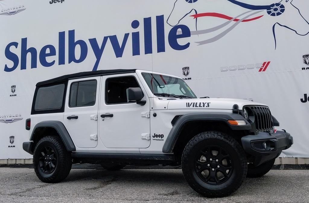 used 2021 Jeep Wrangler Unlimited car, priced at $31,799