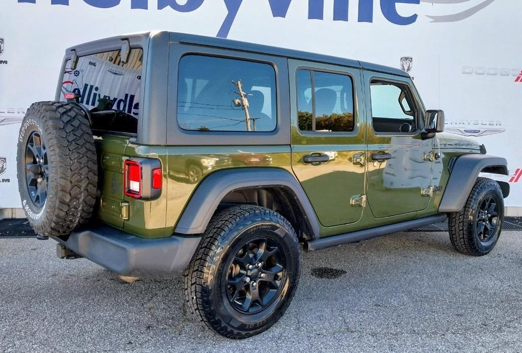 used 2021 Jeep Wrangler Unlimited car, priced at $33,349