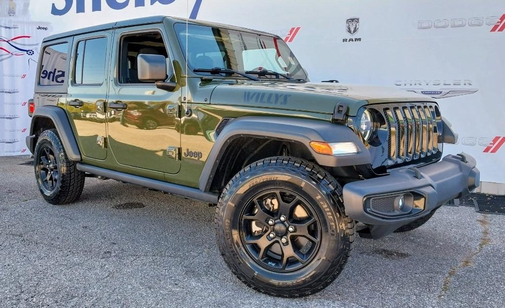 used 2021 Jeep Wrangler Unlimited car, priced at $33,349