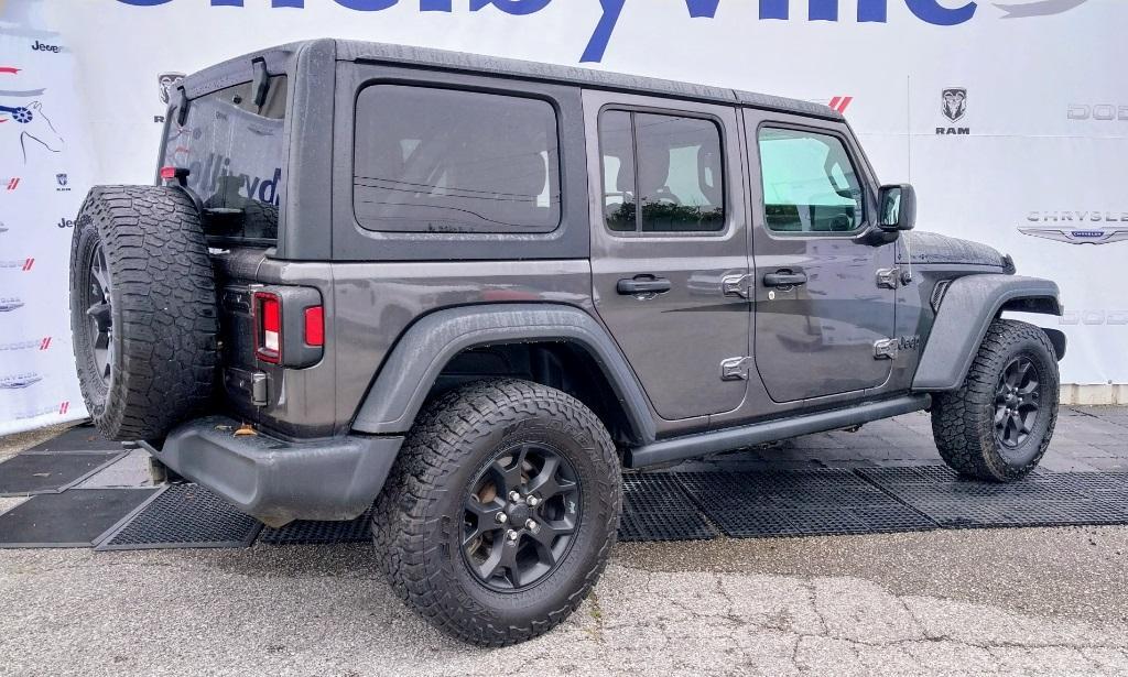 used 2020 Jeep Wrangler Unlimited car, priced at $24,576