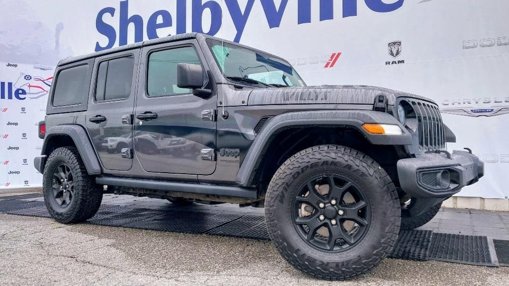 used 2020 Jeep Wrangler Unlimited car, priced at $24,576