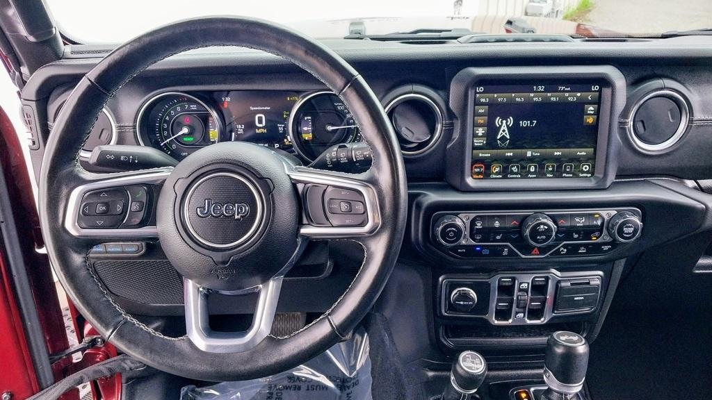 used 2021 Jeep Wrangler Unlimited 4xe car, priced at $33,983