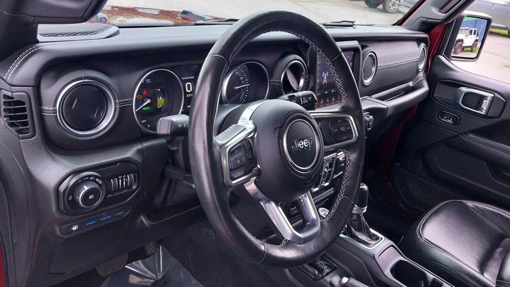 used 2021 Jeep Wrangler Unlimited 4xe car, priced at $33,983