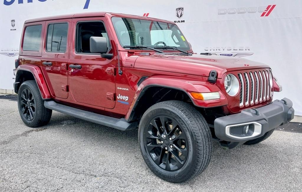 used 2021 Jeep Wrangler Unlimited 4xe car, priced at $33,983